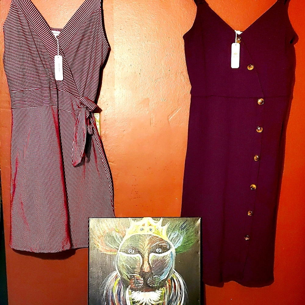 2 dresses size medium